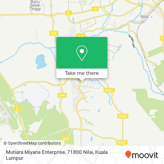 Mutiara Miyana Enterprise, 71800 Nilai map