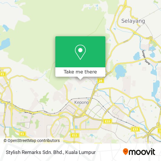 Stylish Remarks Sdn. Bhd. map