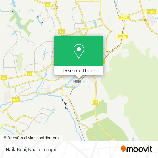 Naik Buai map