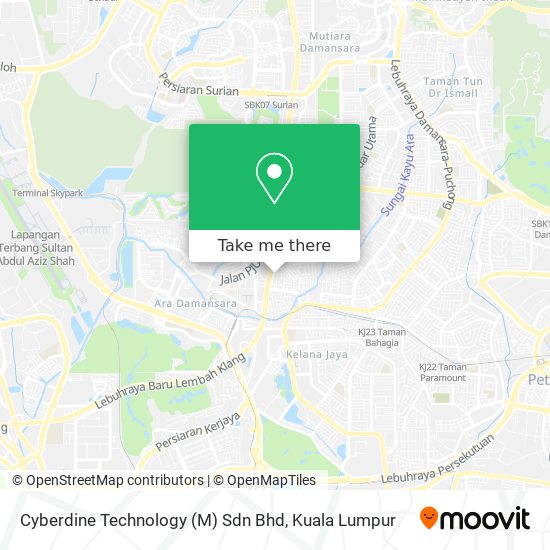 Cyberdine Technology (M) Sdn Bhd map