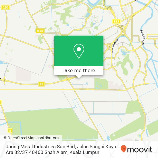 Jaring Metal Industries Sdn Bhd, Jalan Sungai Kayu Ara 32 / 37 40460 Shah Alam map