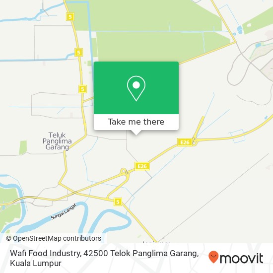 Wafi Food Industry, 42500 Telok Panglima Garang map