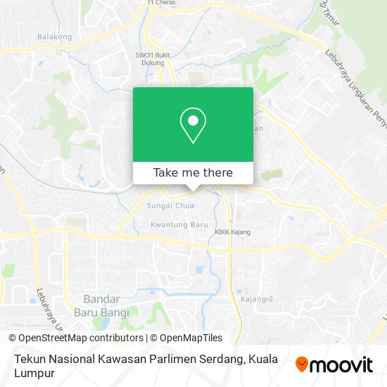 Tekun Nasional Kawasan Parlimen Serdang map