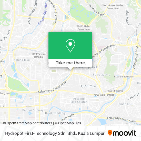 Hydropot First-Technology Sdn. Bhd. map