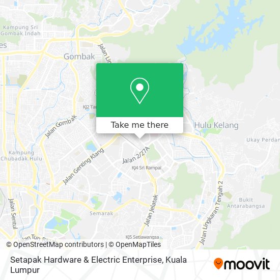 Setapak Hardware & Electric Enterprise map