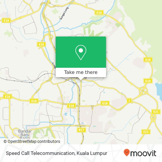 Speed Call Telecommunication map
