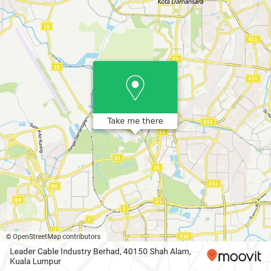 Peta Leader Cable Industry Berhad, 40150 Shah Alam
