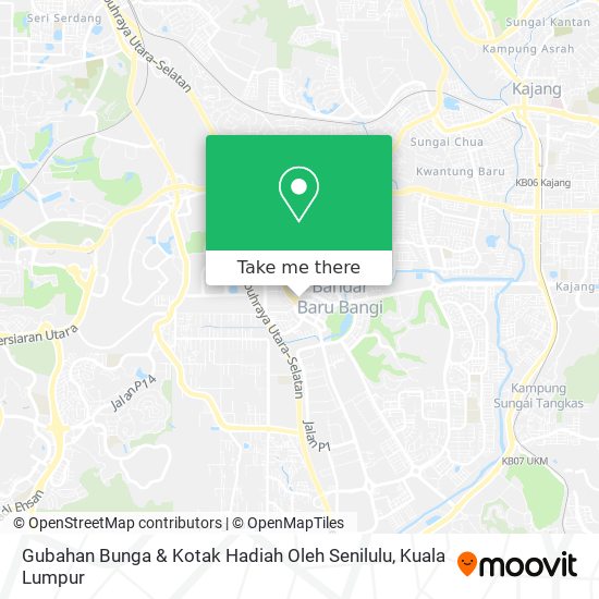 Gubahan Bunga & Kotak Hadiah Oleh Senilulu map