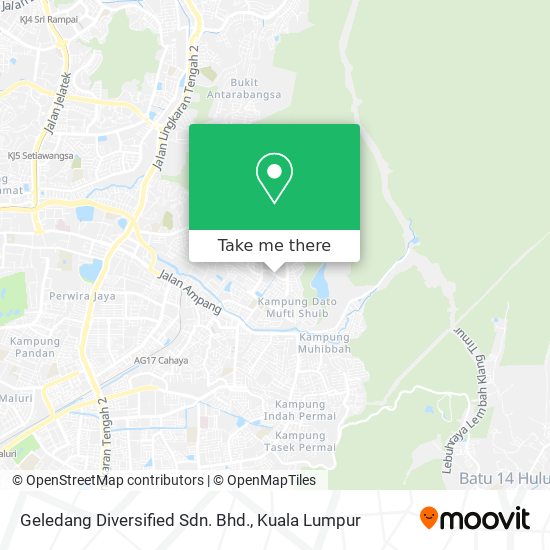 Geledang Diversified Sdn. Bhd. map