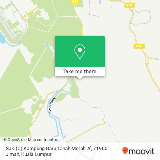 Peta SJK (C) Kampung Baru Tanah Merah 'A', 71960 Jimah