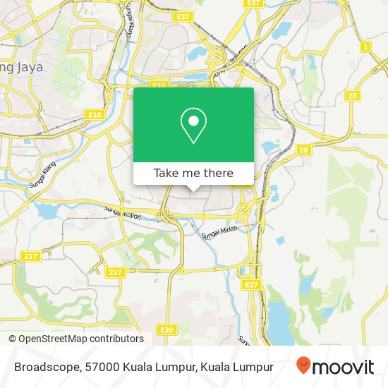 Broadscope, 57000 Kuala Lumpur map