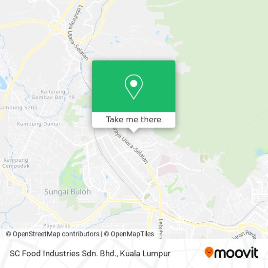 SC Food Industries Sdn. Bhd. map