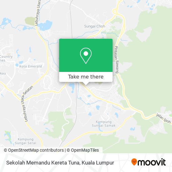 Peta Sekolah Memandu Kereta Tuna