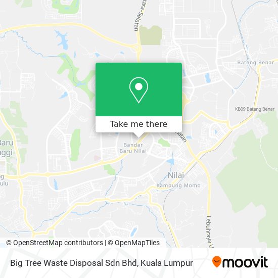 Peta Big Tree Waste Disposal Sdn Bhd