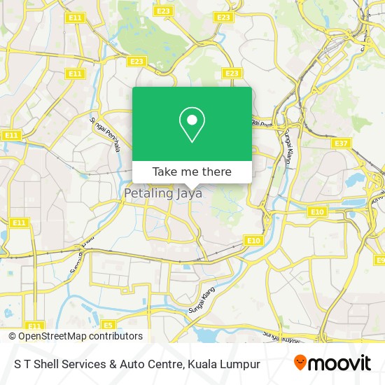 S T Shell Services & Auto Centre map