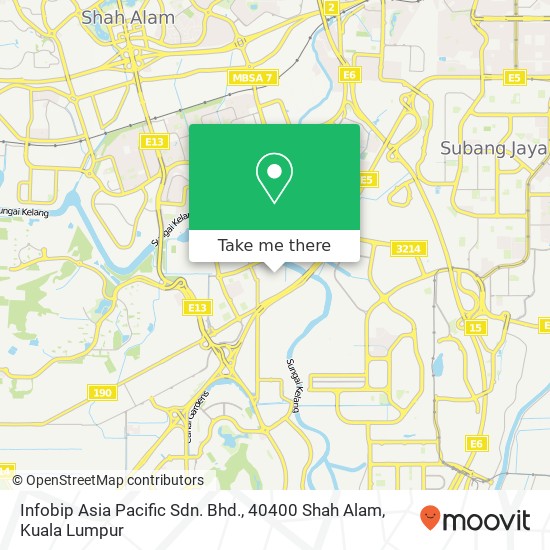 Infobip Asia Pacific Sdn. Bhd., 40400 Shah Alam map