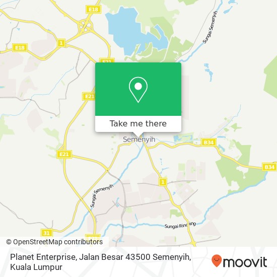 Planet Enterprise, Jalan Besar 43500 Semenyih map