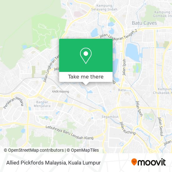 How To Get To Allied Pickfords Malaysia In Kuala Lumpur By Bus Mrt Lrt Or Train