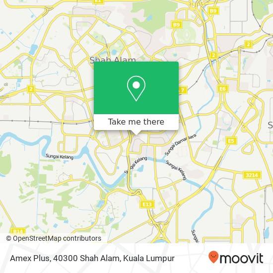 Amex Plus, 40300 Shah Alam map