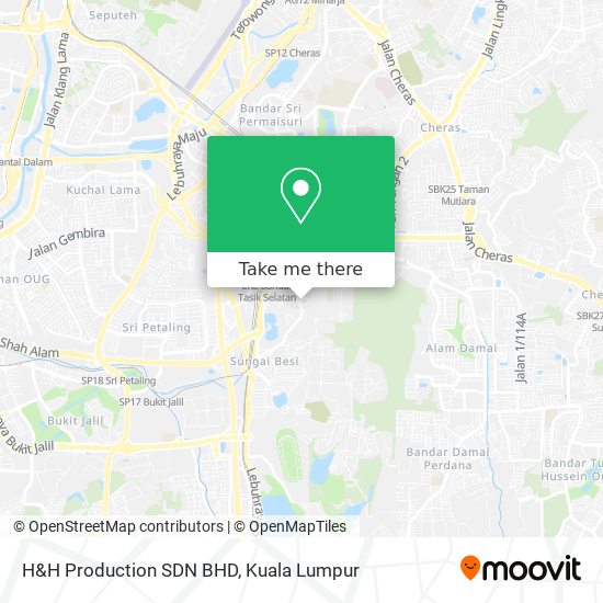 H&H Production SDN BHD map