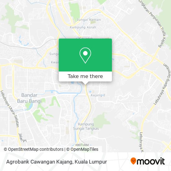 Peta Agrobank Cawangan Kajang