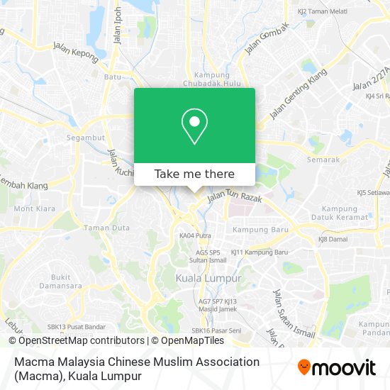 Macma Malaysia Chinese Muslim Association map