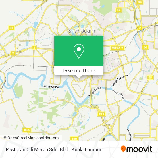 Restoran Cili Merah Sdn. Bhd. map