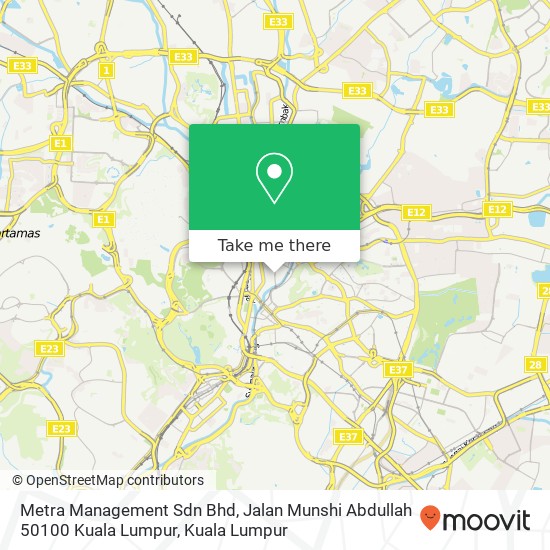 Peta Metra Management Sdn Bhd, Jalan Munshi Abdullah 50100 Kuala Lumpur