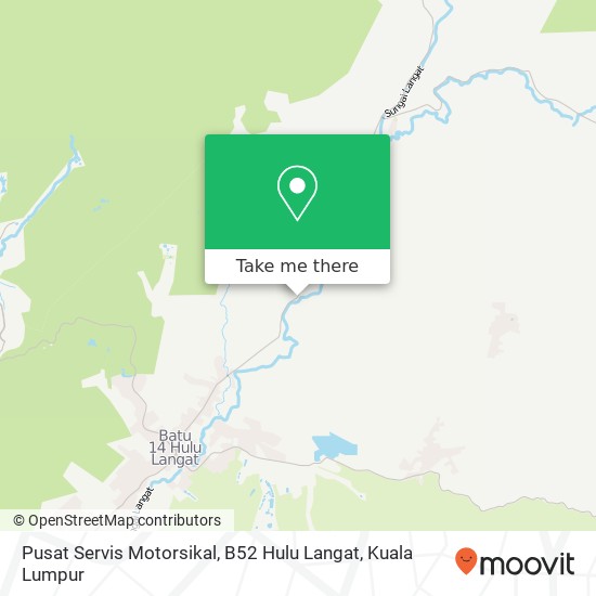 Peta Pusat Servis Motorsikal, B52 Hulu Langat