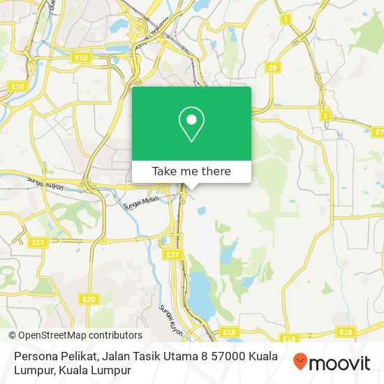 Peta Persona Pelikat, Jalan Tasik Utama 8 57000 Kuala Lumpur