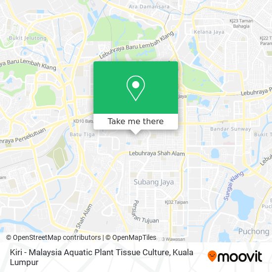 Kiri - Malaysia Aquatic Plant Tissue Culture map