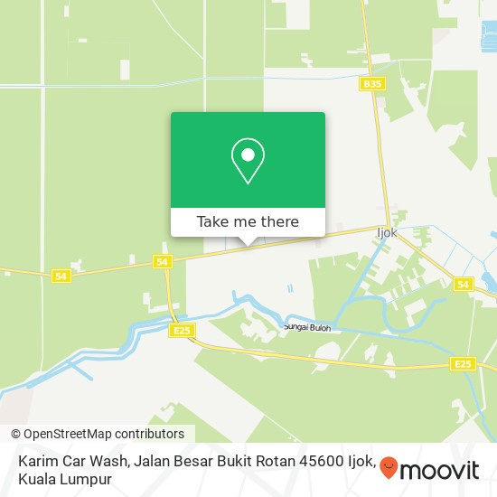 Karim Car Wash, Jalan Besar Bukit Rotan 45600 Ijok map