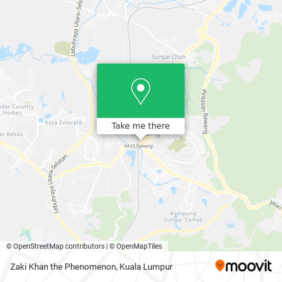 Zaki Khan the Phenomenon map