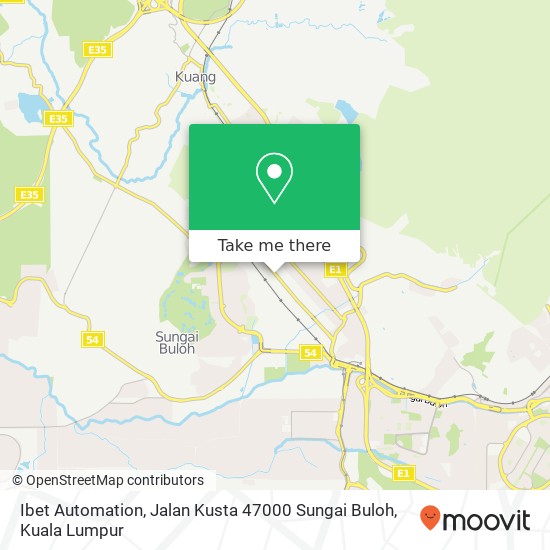 Peta Ibet Automation, Jalan Kusta 47000 Sungai Buloh