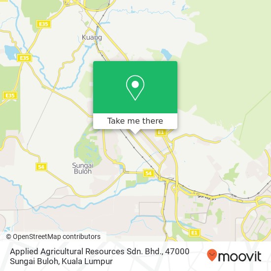 Applied Agricultural Resources Sdn. Bhd., 47000 Sungai Buloh map