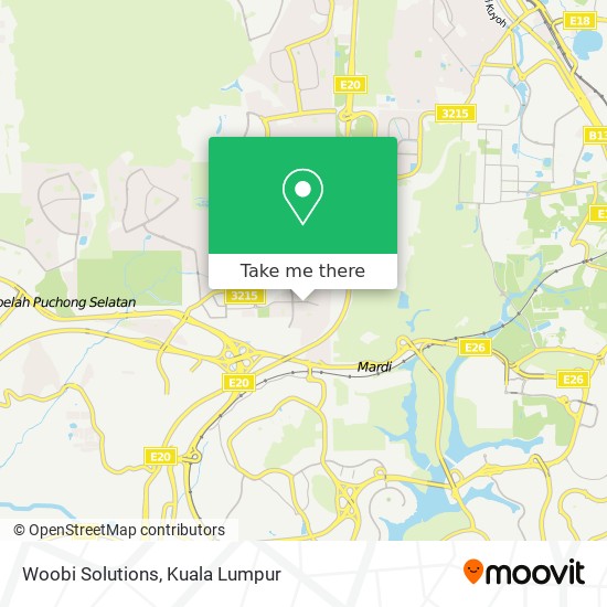 Woobi Solutions map