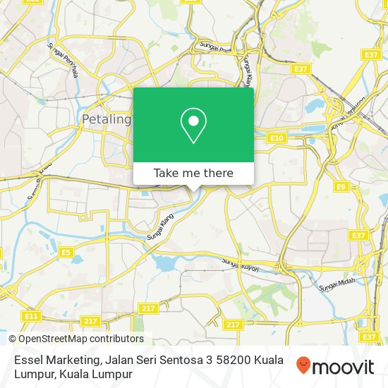 Essel Marketing, Jalan Seri Sentosa 3 58200 Kuala Lumpur map