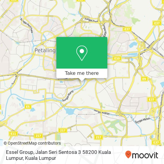 Essel Group, Jalan Seri Sentosa 3 58200 Kuala Lumpur map