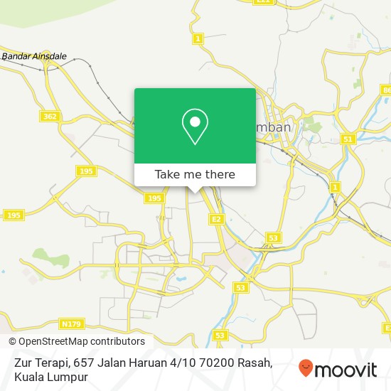 Zur Terapi, 657 Jalan Haruan 4 / 10 70200 Rasah map