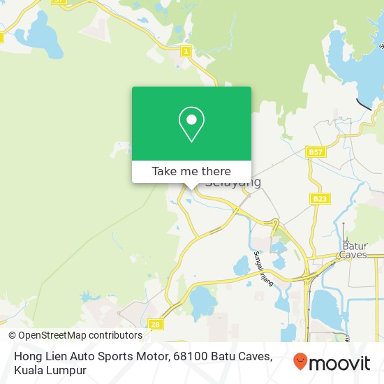 Hong Lien Auto Sports Motor, 68100 Batu Caves map