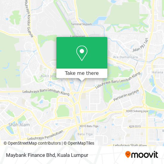 Peta Maybank Finance Bhd