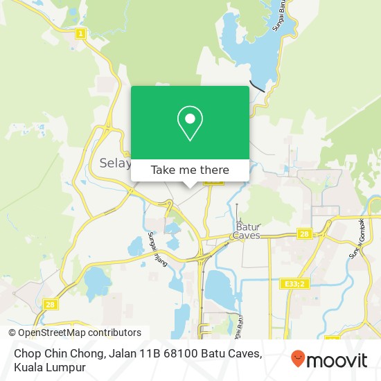 Chop Chin Chong, Jalan 11B 68100 Batu Caves map