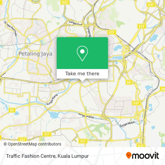 Traffic Fashion Centre map