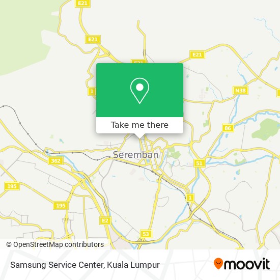 Samsung Service Center map