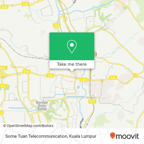 Some Tuan Telecommunication map