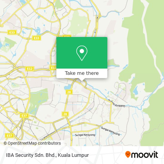 IBA Security Sdn. Bhd. map