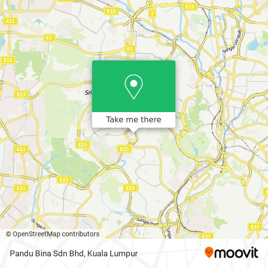 Pandu Bina Sdn Bhd map