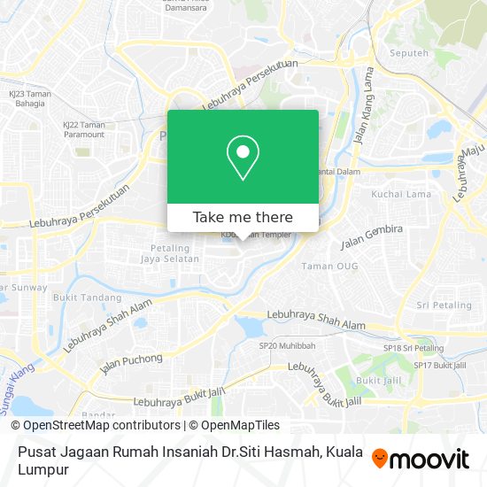 Pusat Jagaan Rumah Insaniah Dr.Siti Hasmah map
