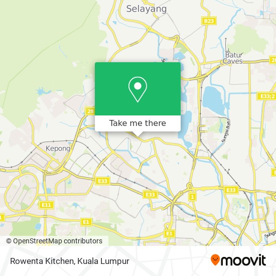 Rowenta Kitchen map