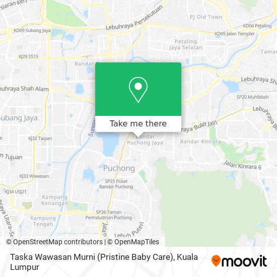 Taska Wawasan Murni (Pristine Baby Care) map